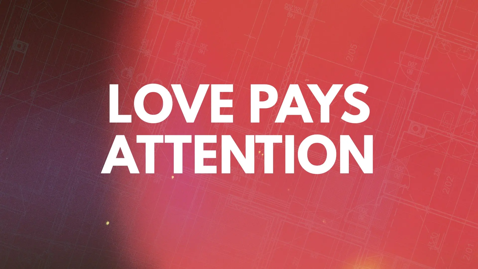 Love pays attention